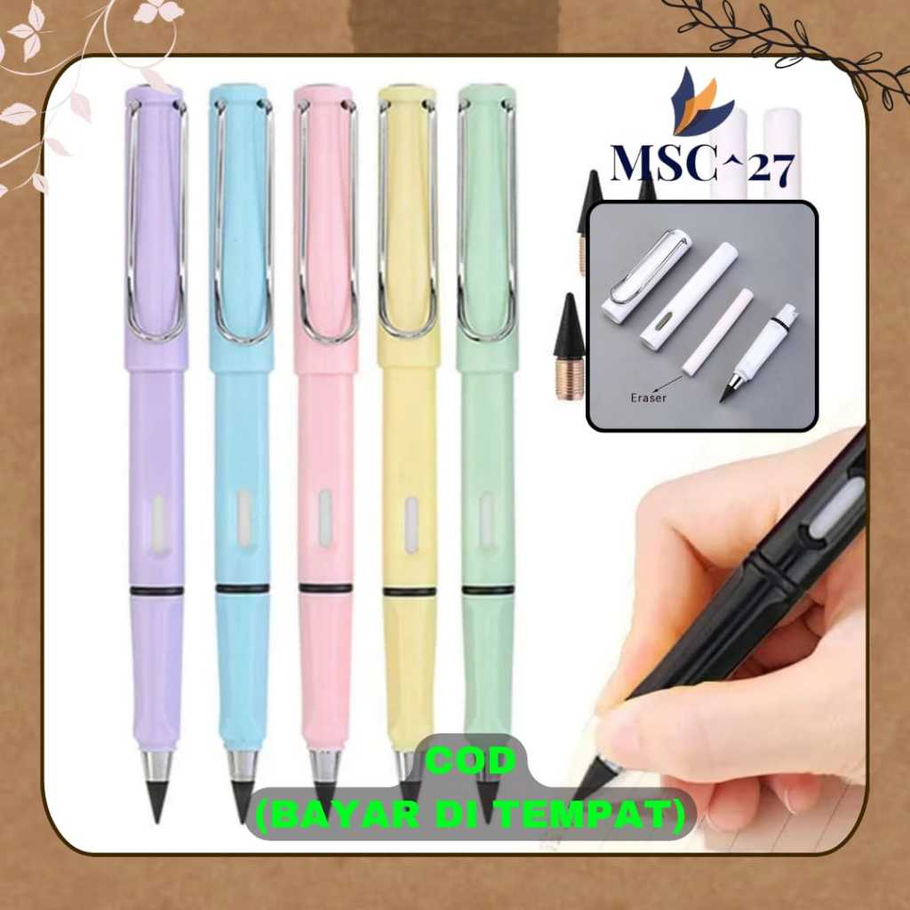 

Pencil Eternal Premium Pensil Tanpa Rautan Pensil Tanpa Isi Unlimited
