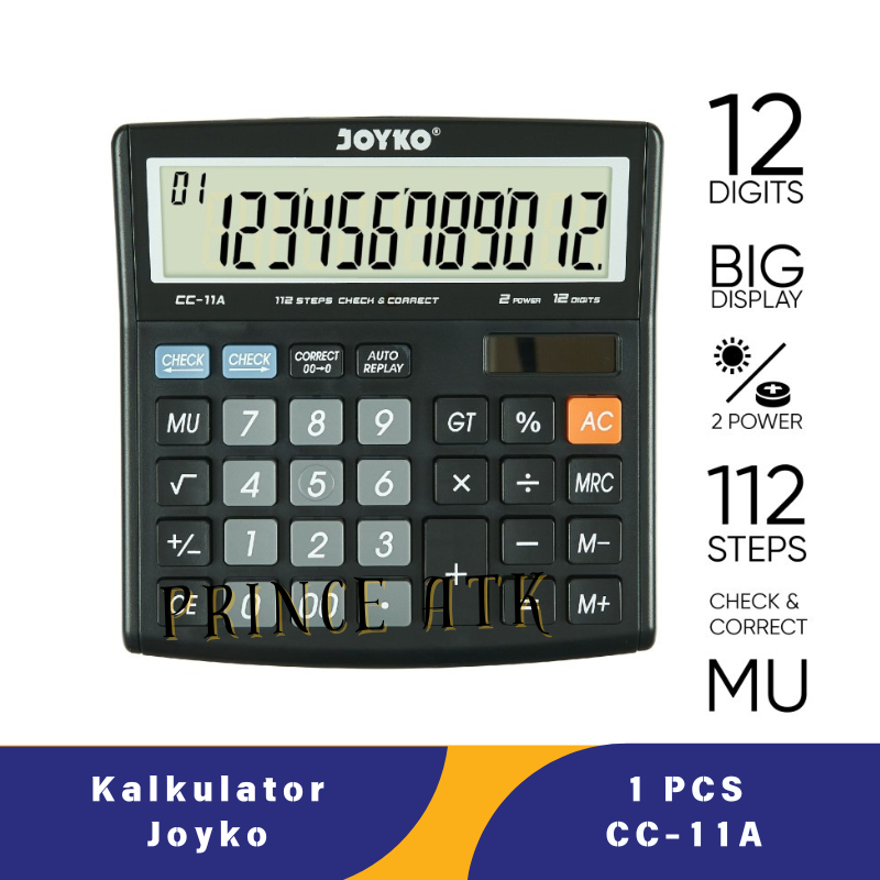 

KALKULATOR / CALCULATOR JOYKO CC-11A / 12 DIGIT CHECK CORRECT