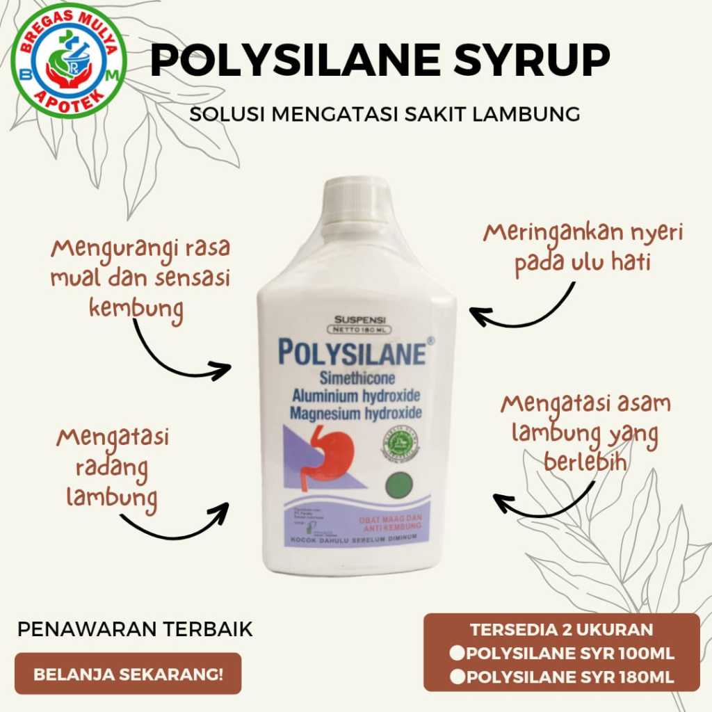POLYSILANE SYRUP MAAGH/SYRUP UNTUK ASAM LAMBUNG