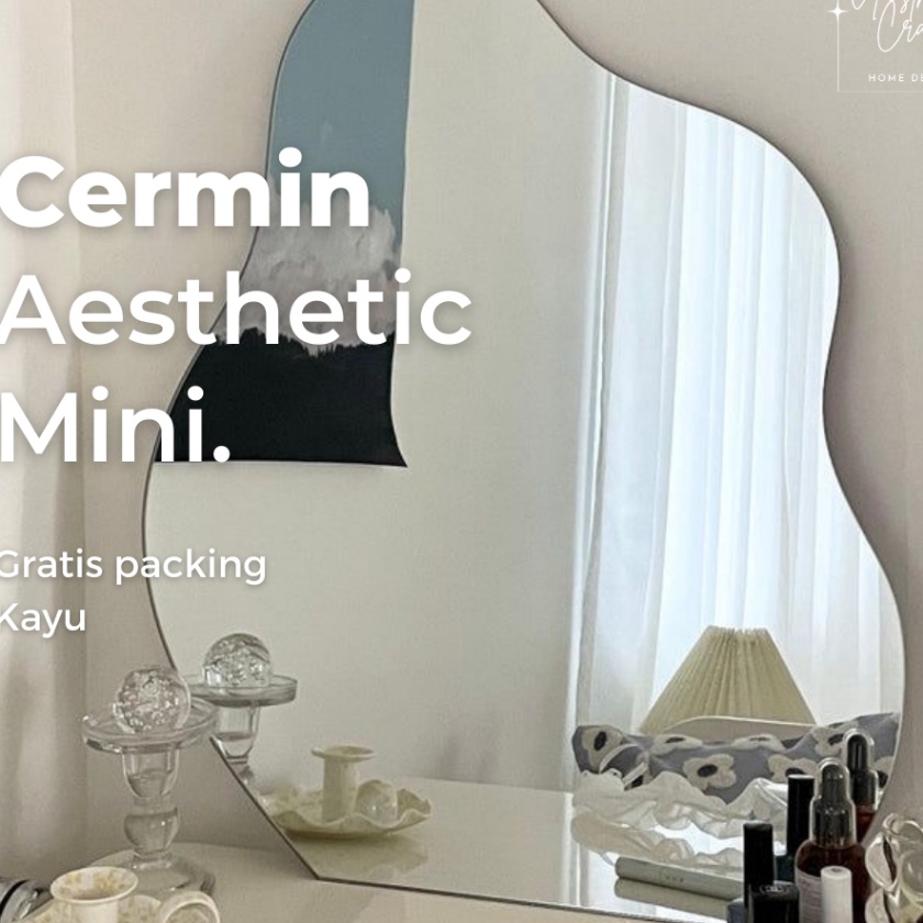 KP8  COD  Cermin Kaca M Dekorasi Dinding Aesthetic
