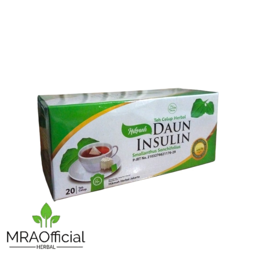 

Teh Celup Daun Insulin Hikmah | Teh Herbal Daun Insulin Hikmah Isi 20 Tea Bag Original