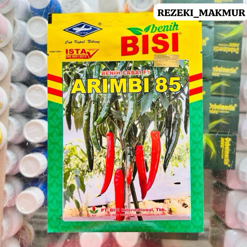 Benih Cabe Besar Arimbi 85 10Gram Cap Kapal Terbang Original