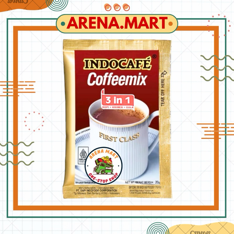 

INDOCAFE COFFEEMIX 3 in 1 INDOCAFE COFFEMIX 1 RENCENG