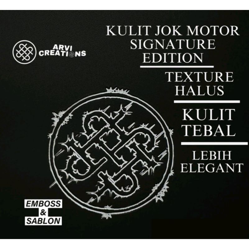 kulit jok arvi signature - cover jok arvi - kulit arvi signature lembaran
