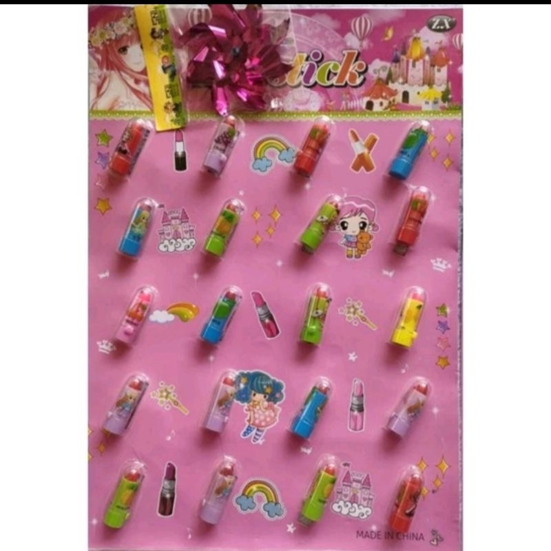 Mainan anak perempuan Lip Balm lipstik mini