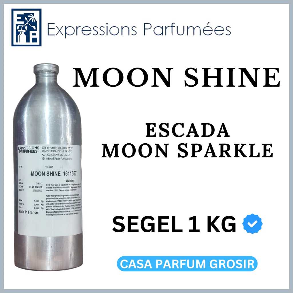 (SEGEL 1 KG) MOON SHINE DARI EXPRESSIONS KEMASAN SEGEL 1 KG.SEARAH AROMA ESCADA MOON SPARKLE.BIBIT P