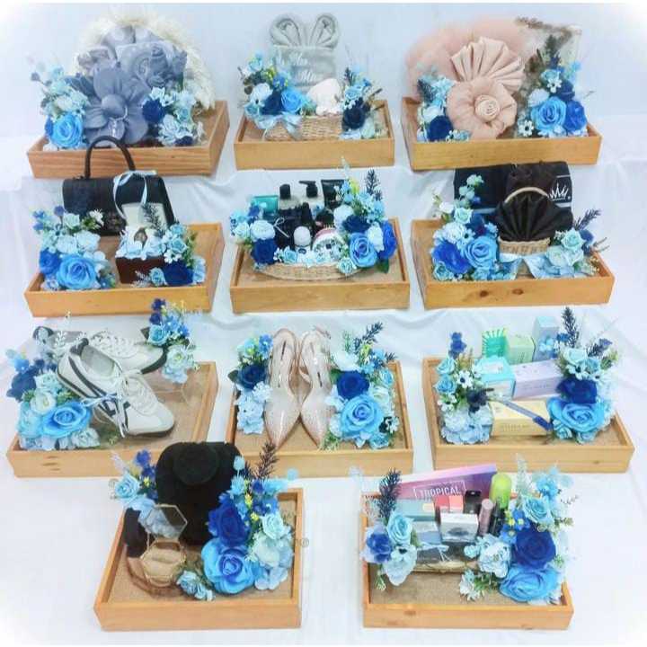 BOK KOTAK SESERAHAN HANTARAN PERNIKAHAN UKURAN SEDANG KOTAK HANTARAN KAYU