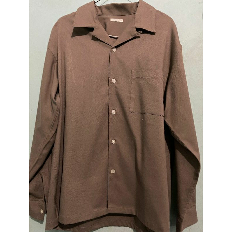 Kemeja Open Collar UNIQLO GU