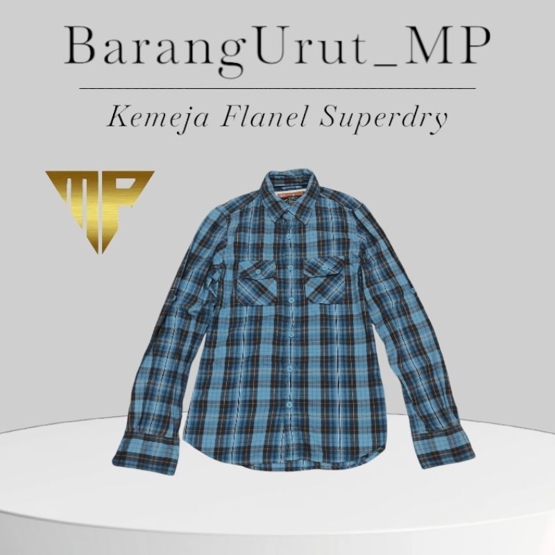 Kemeja Flanel SUPERDRY  Second