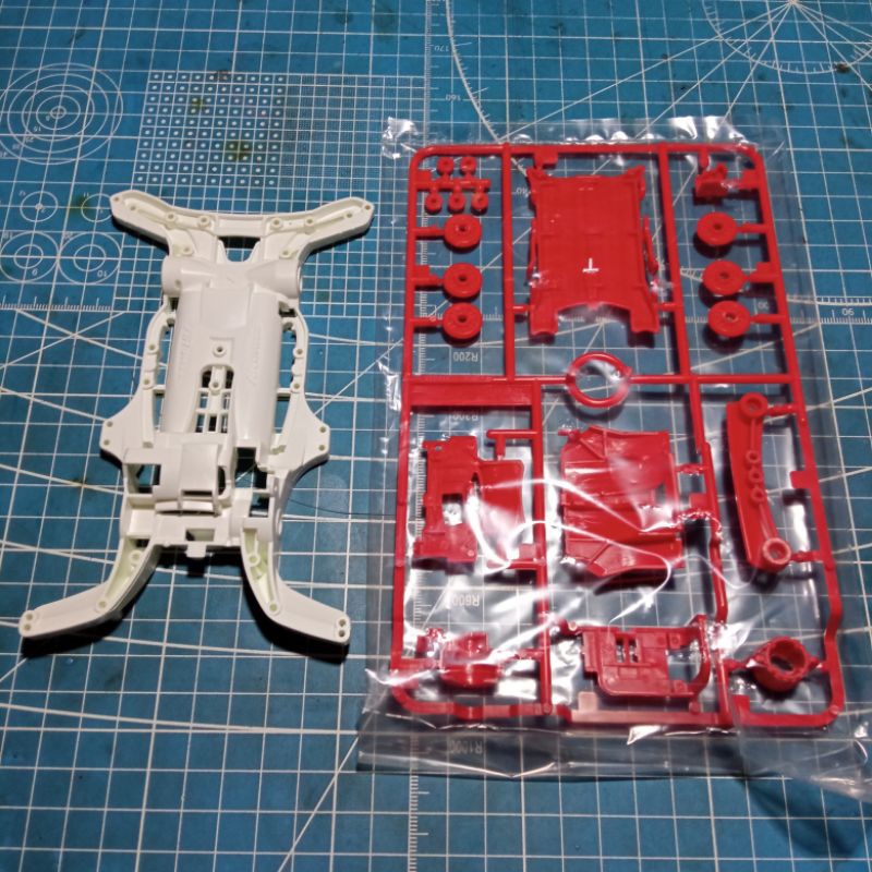 Tamiya ar chassis putih merah / tamiya chassis ar / chassis ar original tamiya / tamiya sasis ar / t