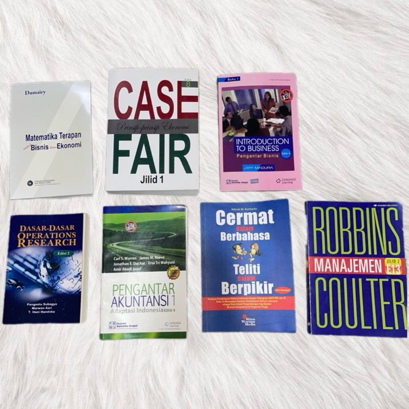 Preloved Buku — Matematika Terapan untuk Bisnis dan Ekonomi Dumairy, Case & Fair, Introduction to Bu