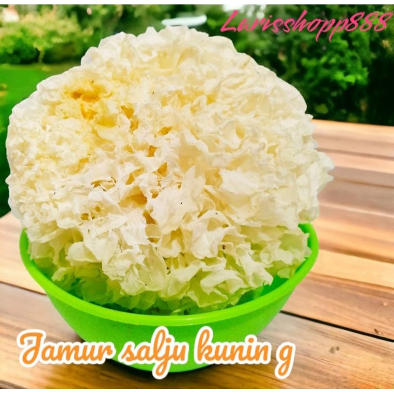 

jamur salju premium / fried snow white fungus / kemasan repack 50gram ls
