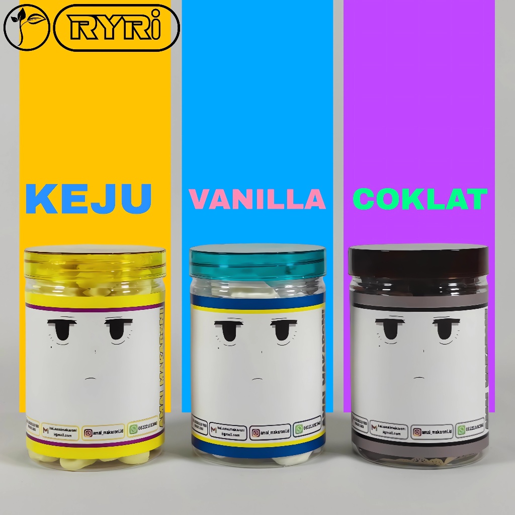 

Amai Makaroni/makaroni coklat/makaroni vanilla/makaroni keju