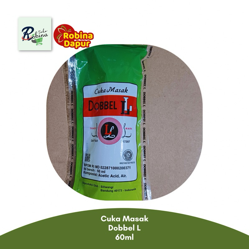 

Cuka Masak Dobbel L 60 ml