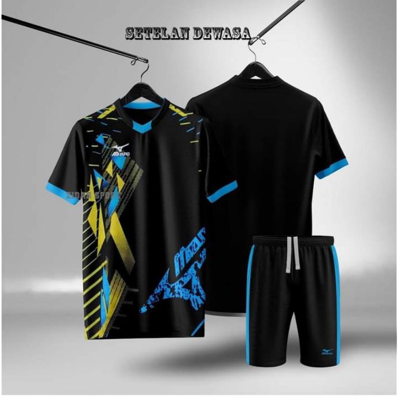 stelan kaos Jersey sepakbola futsal badminton cewe/cowo