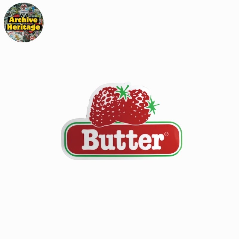 

sticker Butter Goods Strawberry brand clothing streetwear stiker
