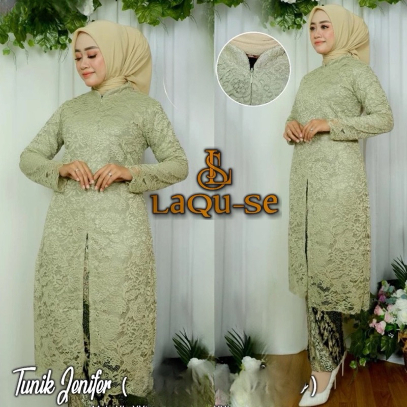 Pakaian Setelan Kebaya Long Tunik Panjang Murah Berkualitas Premium By Laquse_kebaya2