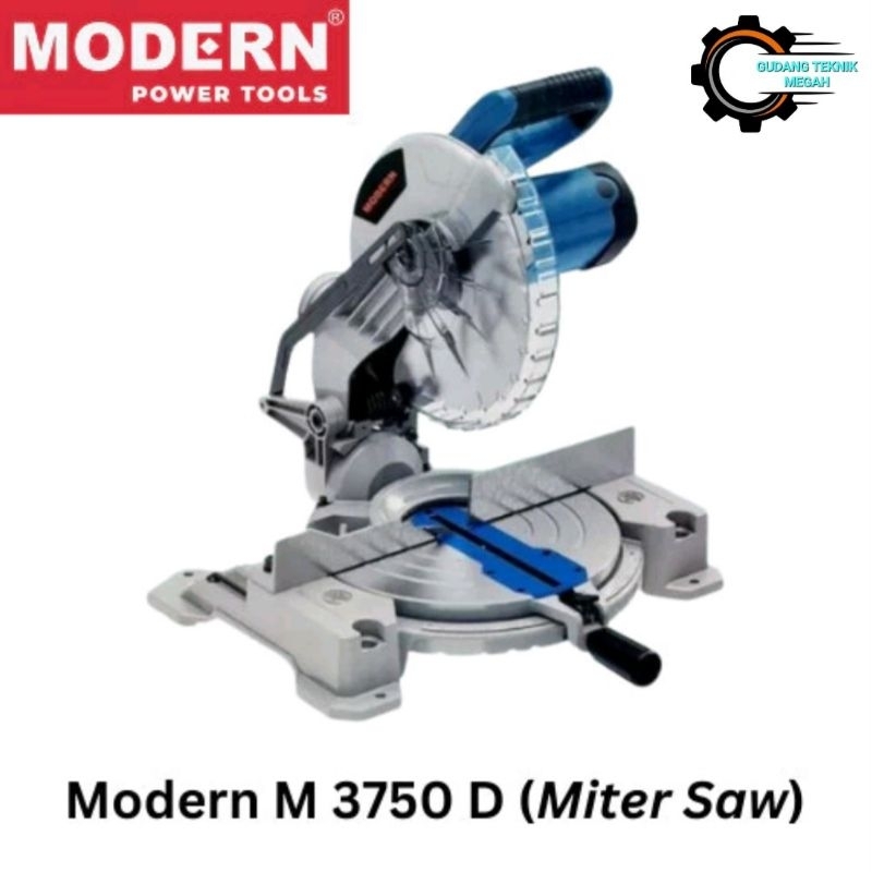 MODERN M 3750 D Miter Saw Sliding / M3750D Miter Saw Potong Aluminium