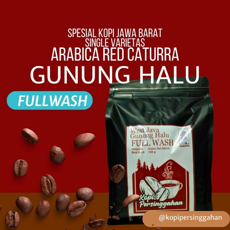 

Kopi Arabika Gunung Halu Red Caturra Specialty FULLWASH