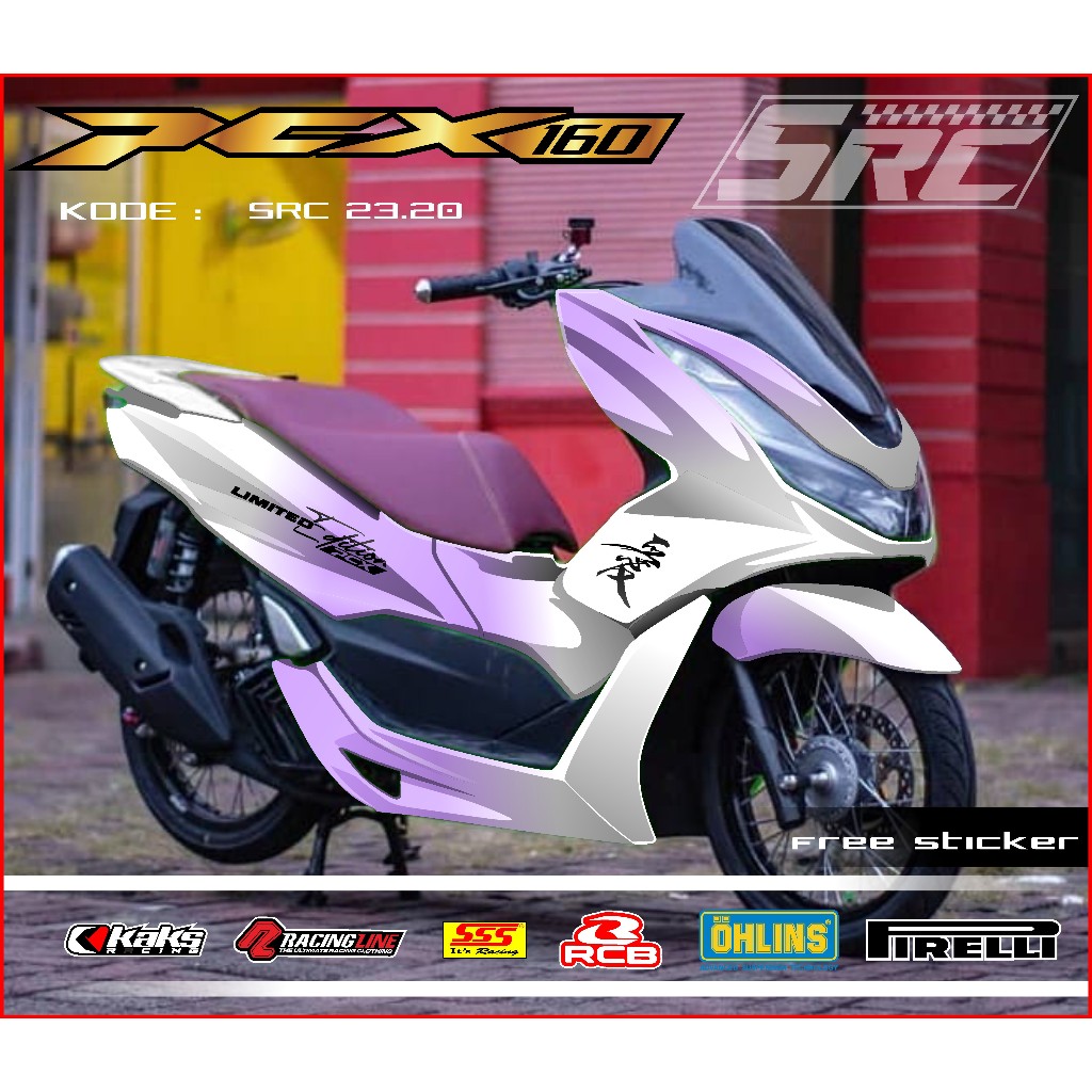 COD Sticker Decal Pcx 160 Full Body Honda Pcx Cbs Abs 160 Tahun 2021 2022 2023 2024 Sticker Full Bod