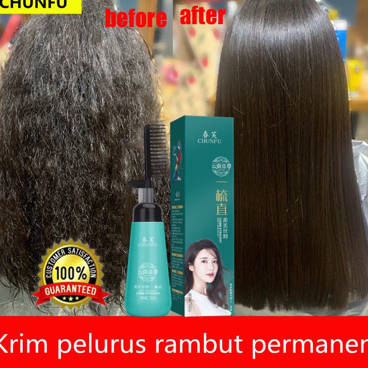 Pasti Laris Pelurus Rambut Permanen Cream Pelurus Rambut Tanpa Catok Masker Pelurus Rambut Smoothing