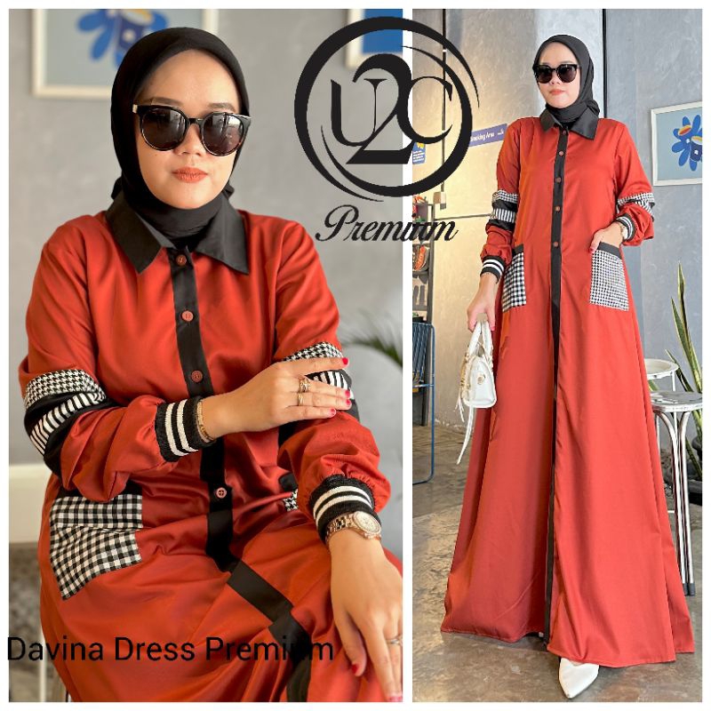 GAMIS WANITA DAVINA PREMIUM DRESS(DN)