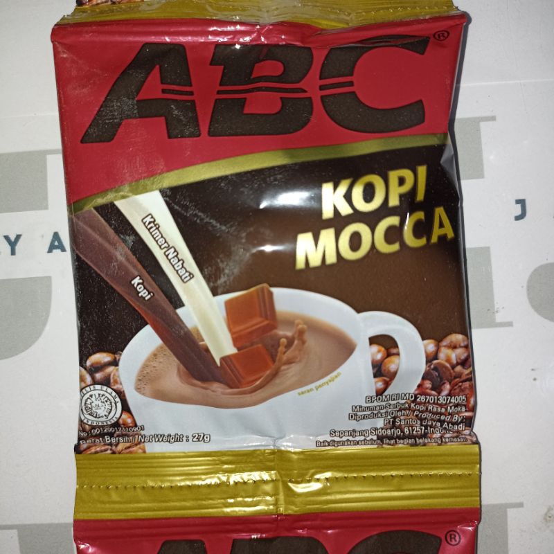 

ABC Kopi Mocca Moka Sachet 1 Renceng Isi 10 @27gr