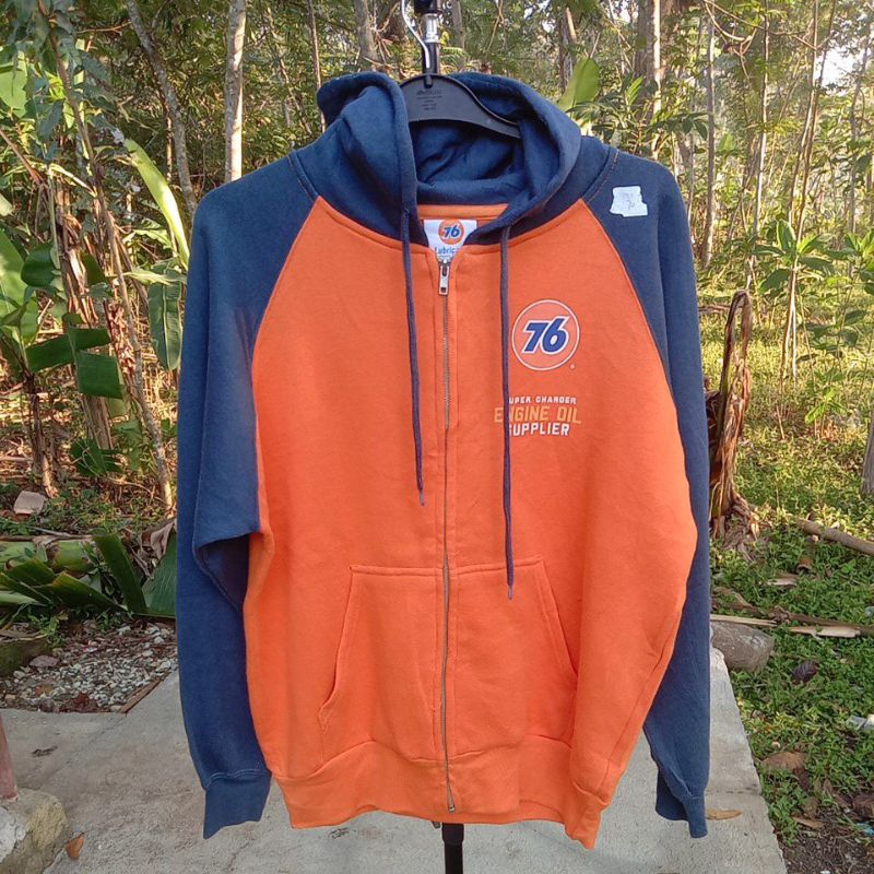 HOODIE VINTAGE 76 LUBRICANTS ORIGINAL 100% LD 120