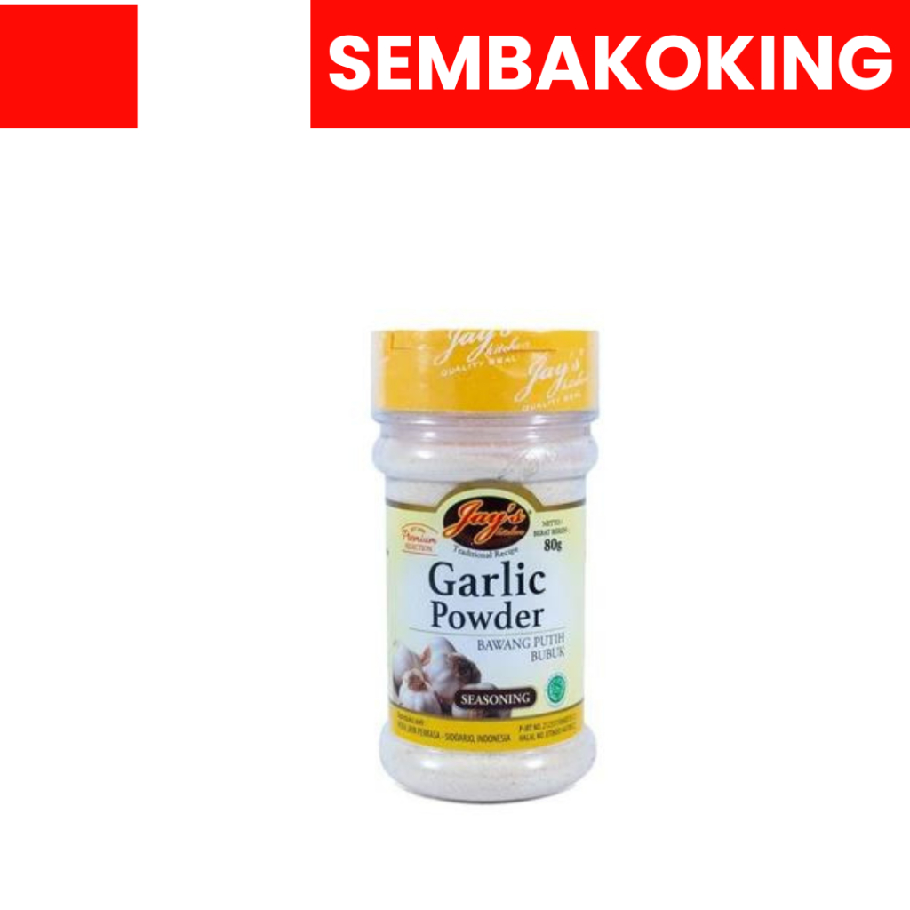 

JAYS GARLIC POWDER 80GR/BAWANG PUTIH BUBUK JAYS