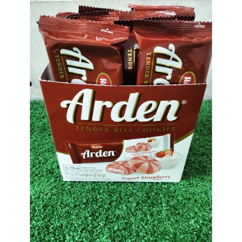 

Roma Arden Tender Bite Cookies Yoghurt Strawberry Kukis Isi Krim Yogurt Stroberi 30gr Lokal HALAL