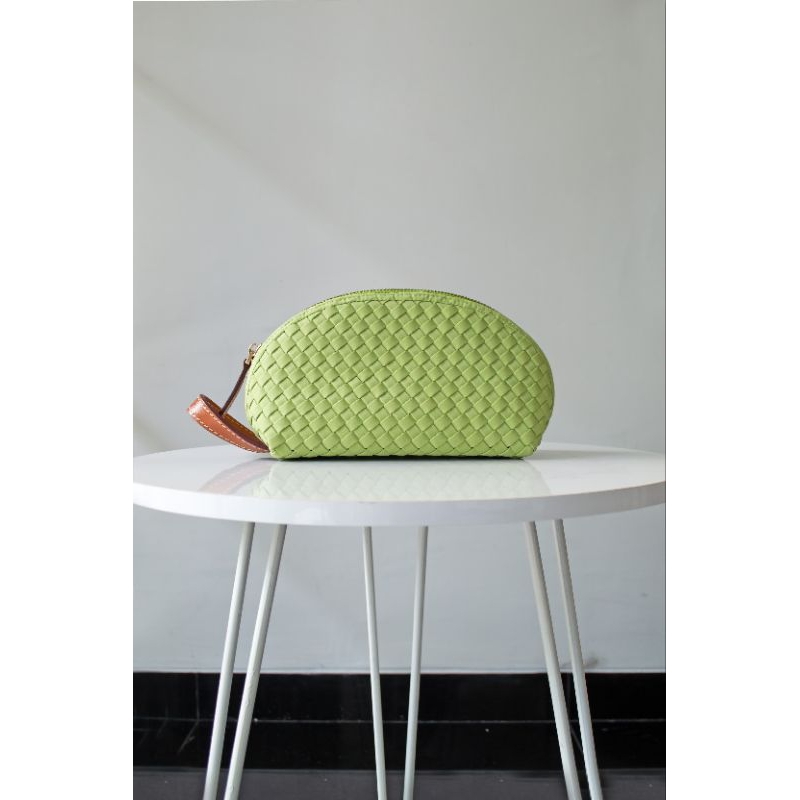 Linette rebecca pouch serbaguna/ pouch kosmetik/ pouch anyam