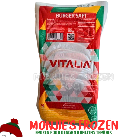 

VITALIA Burger Sapi Isi 10 250gr