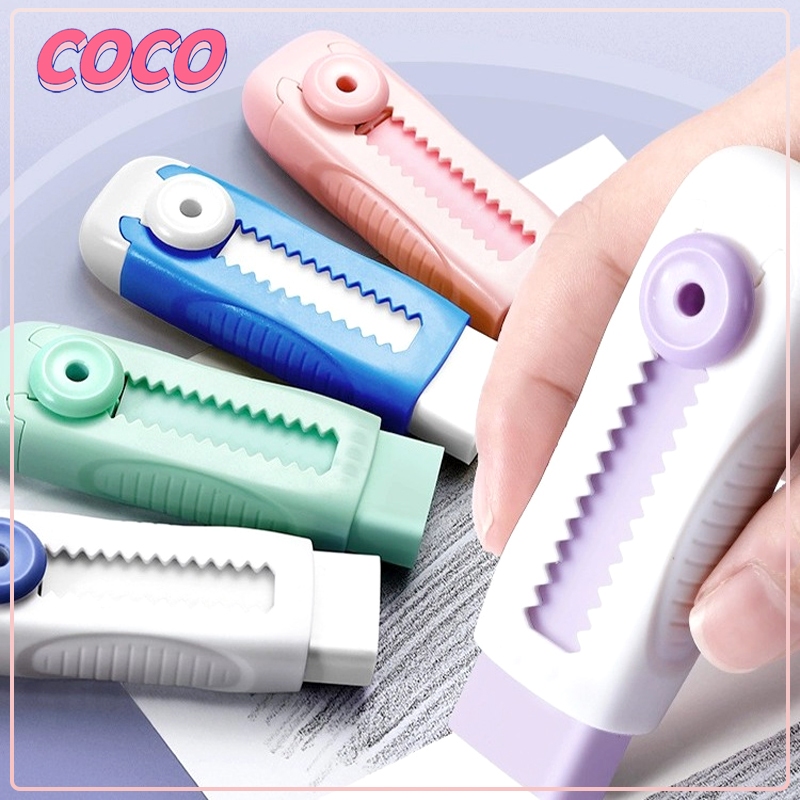 

penghapus pensil aesthetic/penghapus mekanik warna-warni lucu/sliding Eraser-coco_market