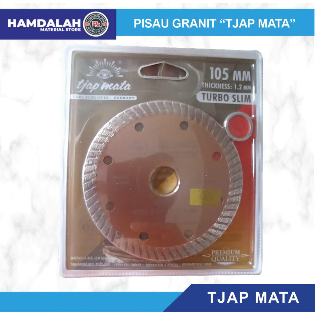 DIAMONDS WHEEL/PISAU POTONG GRANIT/KERAMIK MERK " TJAP MATA"