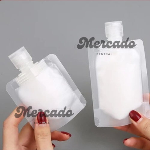 Botol Bottle Refill Tempat Wadah Sabun Cair Lotion Kantong Skincare Pouch Traveling Portable