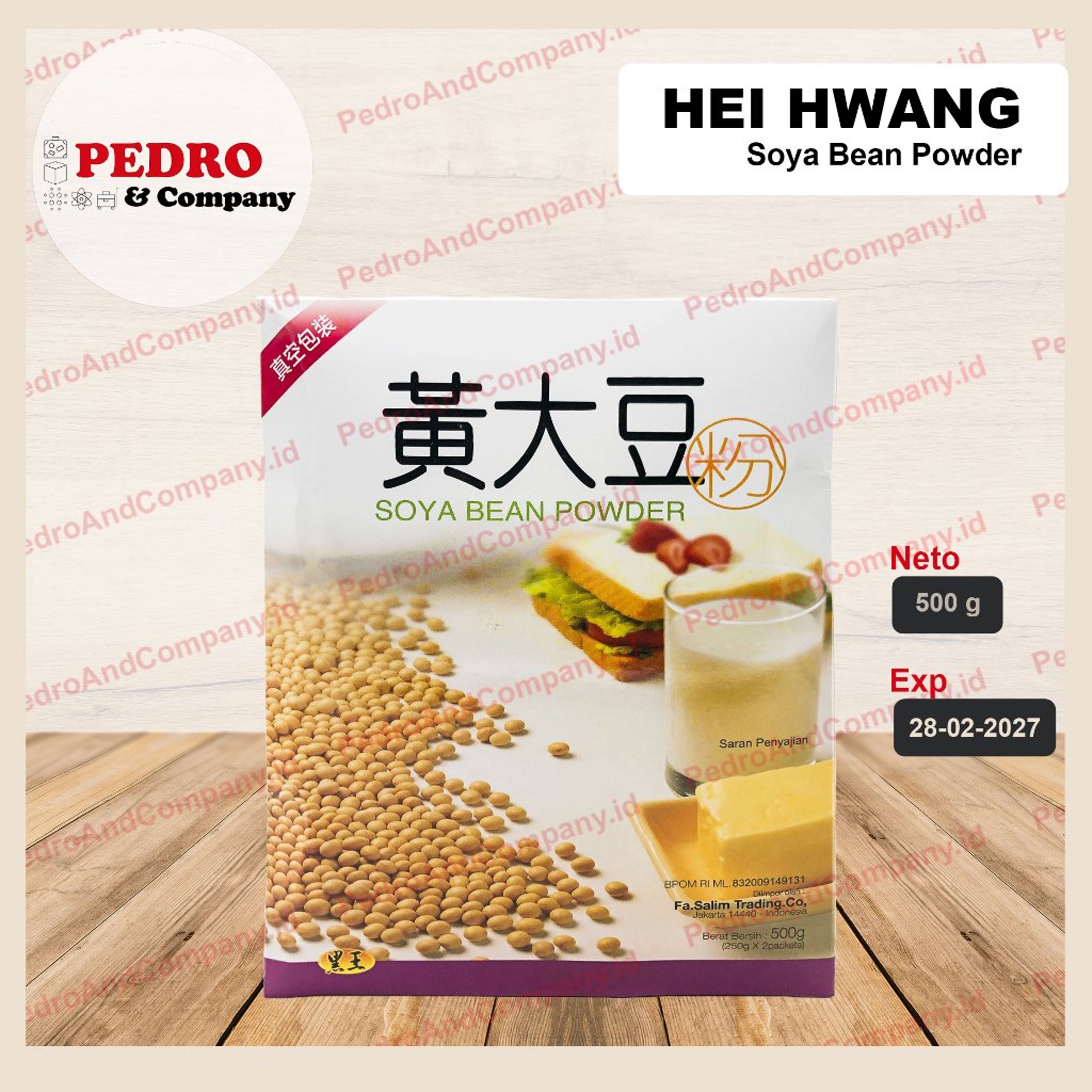 

Hei hwang soyabean soy bean powder 500 gram - kedelai bubuk serbuk