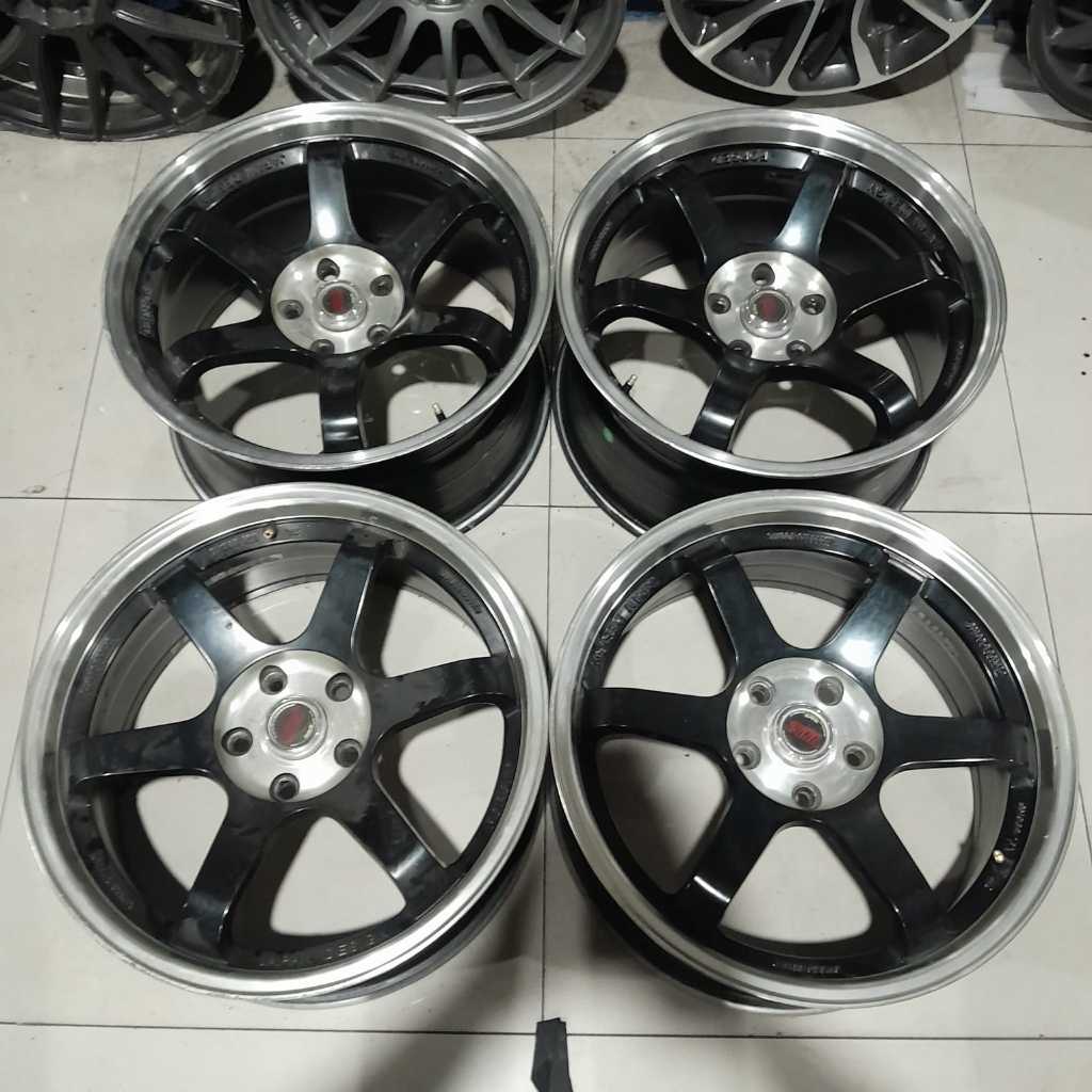 Velg Mobil Bekas Racing Te37 R18 Lebar 8/9 Baut 5x114