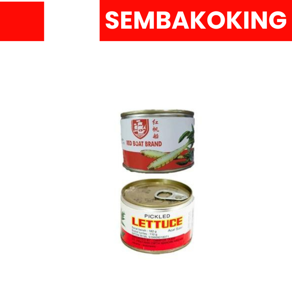

ACAR SELADA CHAISIM KALENG 182GR/PICKLED LETTUCE RED BOAT BRAND