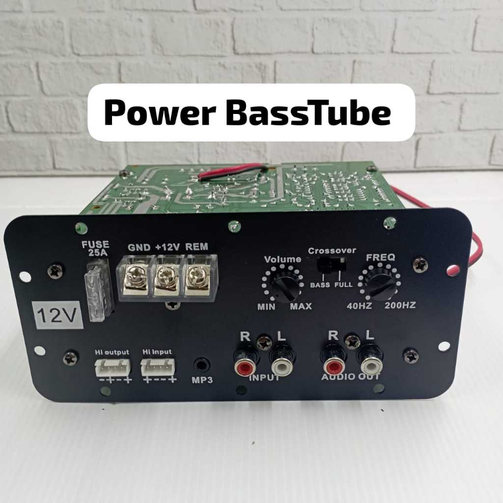 power kit basstube aktif untuk 10 12 inch watt transistor Kit Mesin Basstube aktip subwoofer
