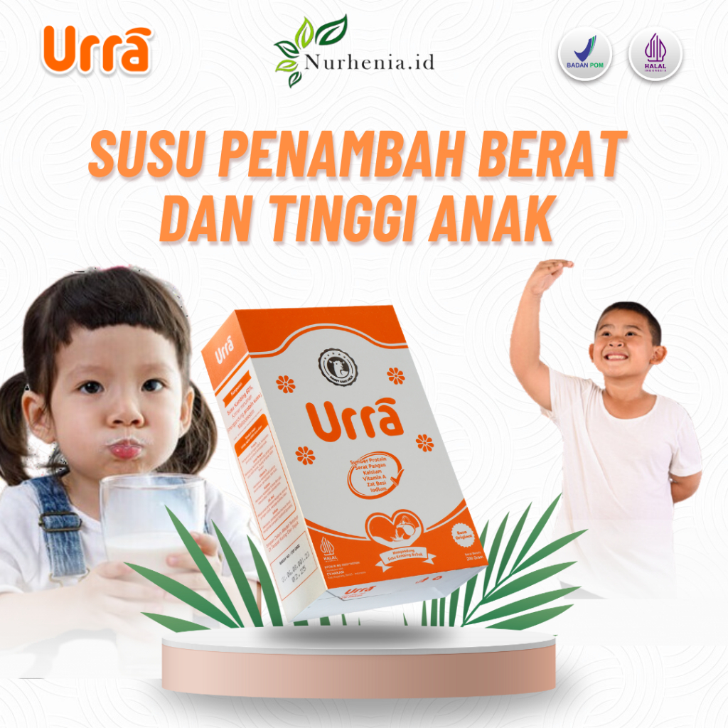 

Susu Urra 200gr - Susu Penambah Berat Badan Anak Khas Eropa & Susu Peninggi Badan Untuk Anak Yang Ideal