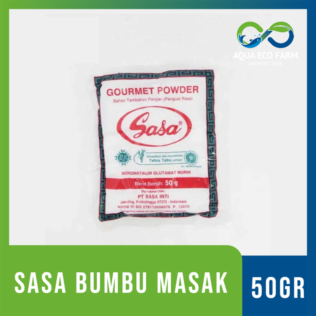 

[AquaEcoFarm] Sasa Penyedap Rasa MSG Kemasan 50gr, 100gr - Seasonings - Micin Bandung