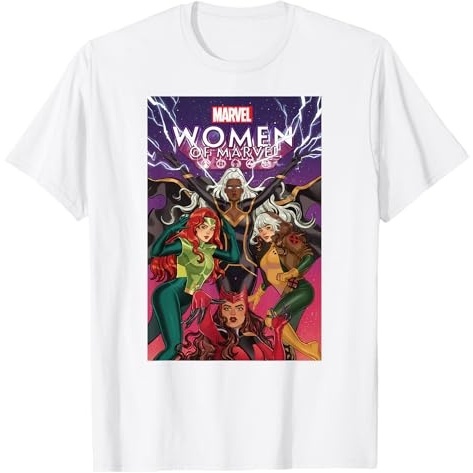 Marvel Kaos distro Women of Marvel Kaos distro Storm Rogue Jean Grey Scarlet Witch Kaos distro TShir
