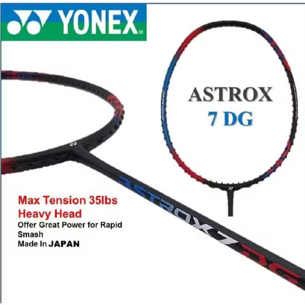 RAKET BADMINTON YONEX ASTROX 7 DG 35 LBS ORIGINAL NEW SALE