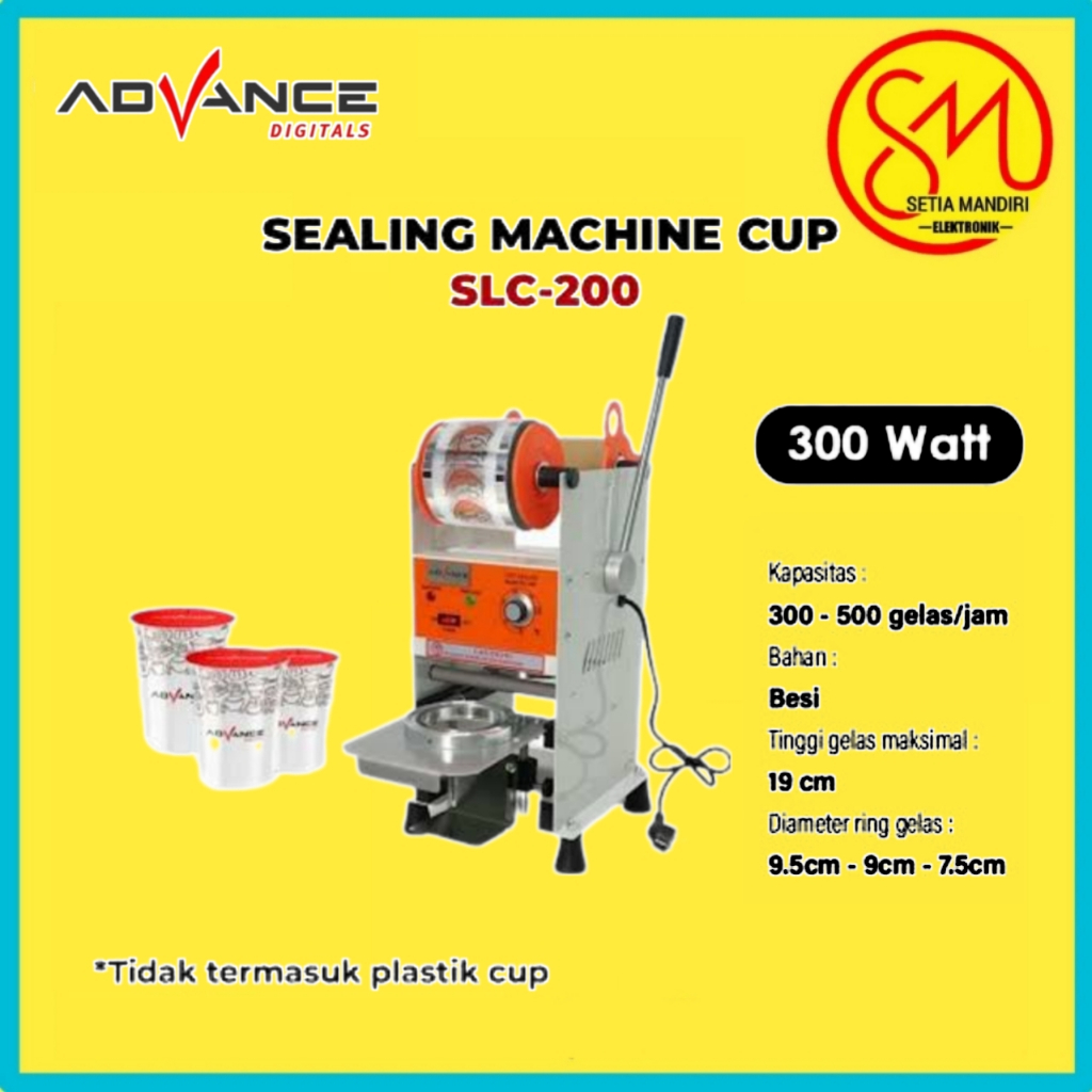 Advance SLC 200 Sealing Machine Cup Sealer / mesin press gelas plastik/ SLC 200