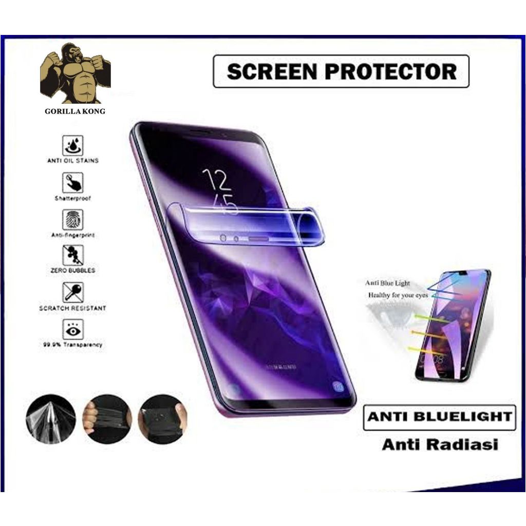 GORILLA KONG HydroGel MATTE Screen Guard Protector anti gores hydrogel - not Tempered glass - full s