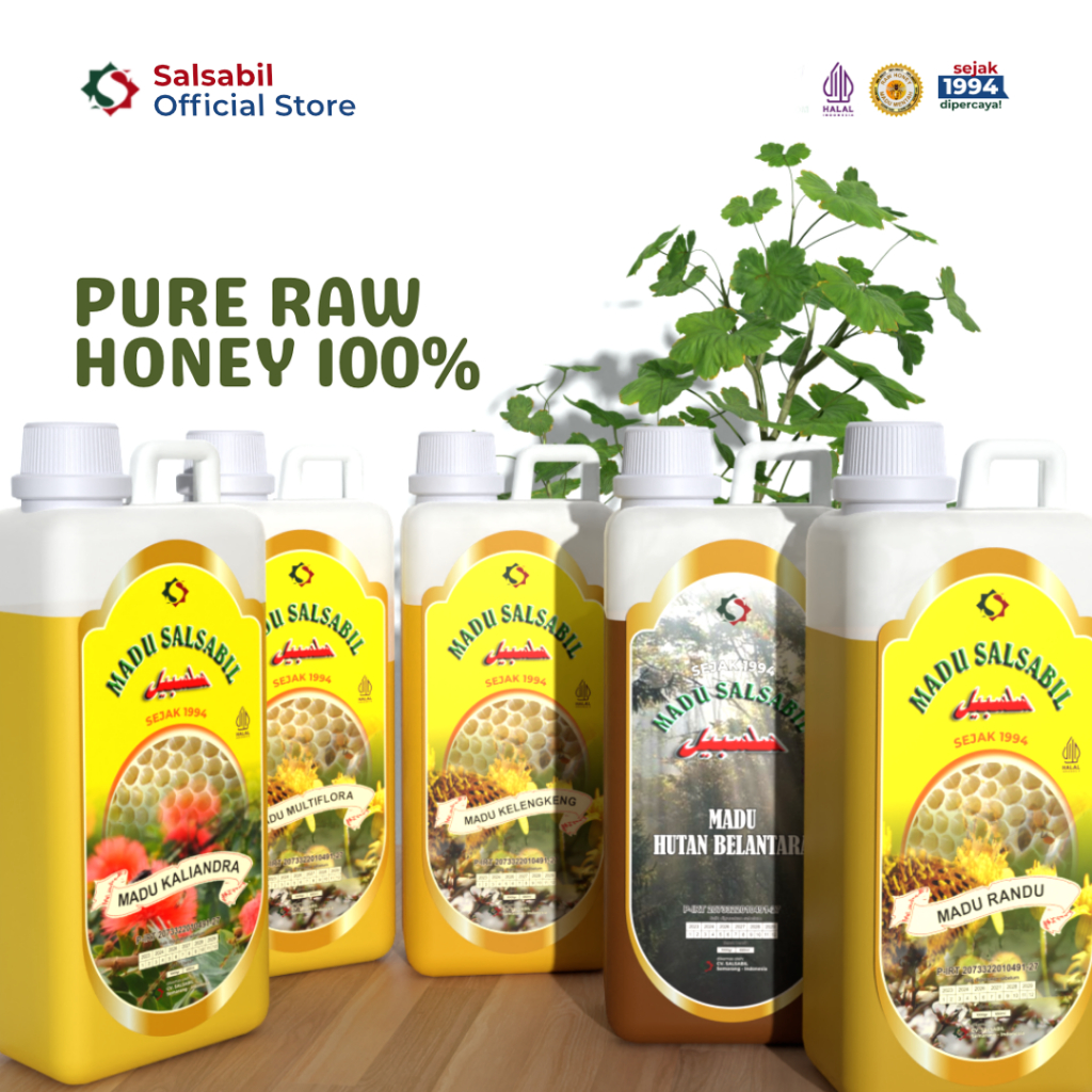 

MADU SALSABIL SEJAK 1994 ASLI MURNI 100% RAW HONEY