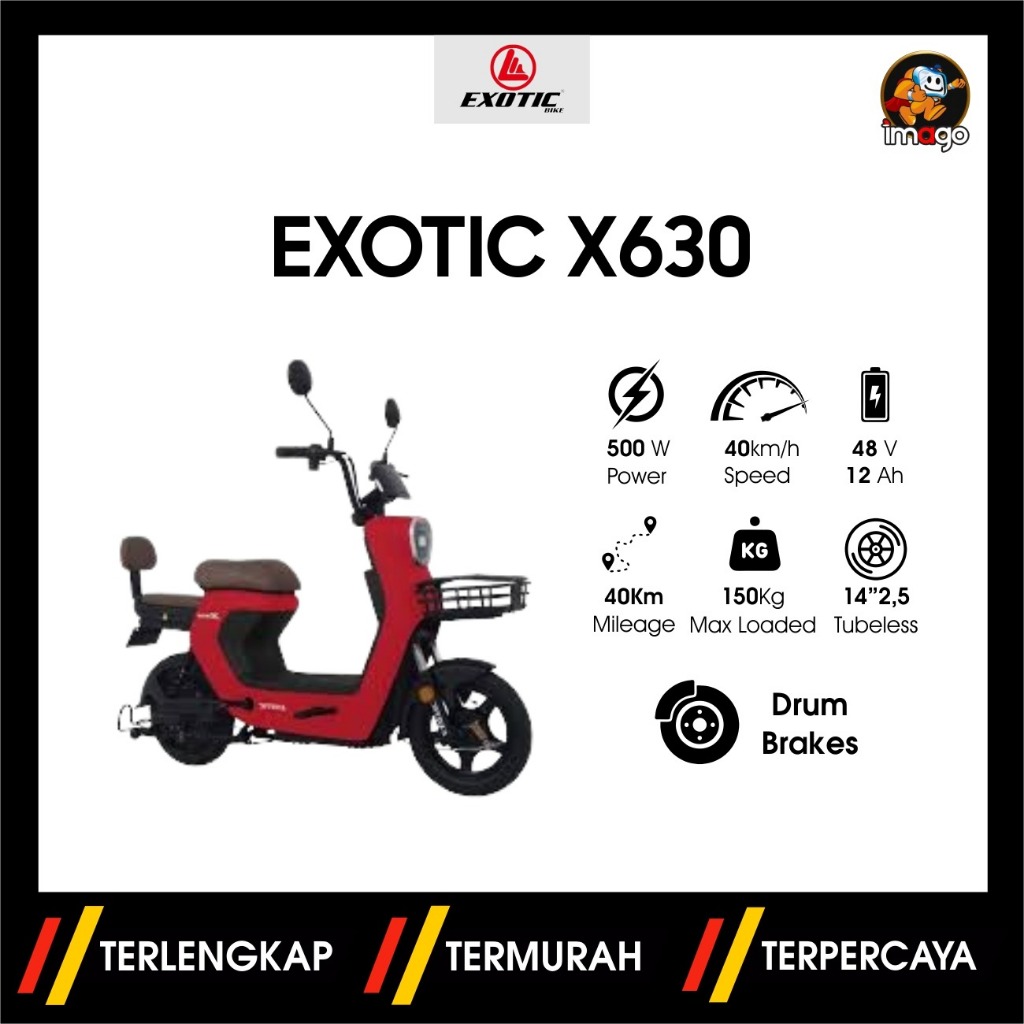 SEPEDA LISTRIK EXOTIC X630