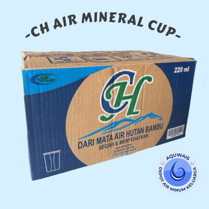 

AIR MINERAL CH GELAS 220 ml PER KARTON MAKASSAR (khusus pengiriman instan)