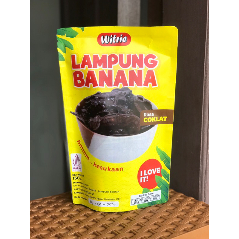 

WITRIE - LAMPUNG BANANA 150 gr / OLEH OLEH LAMPUNG / BANANA CHIPS LUMER