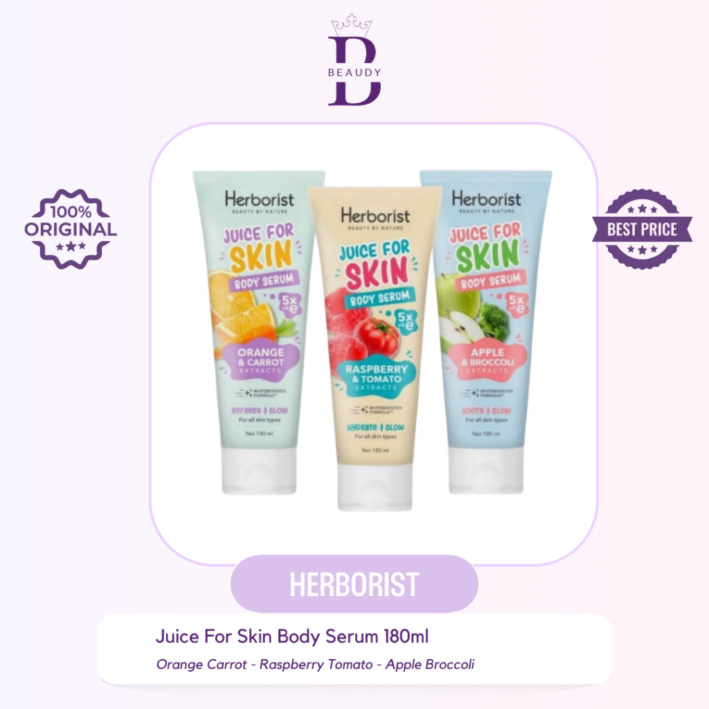 HERBORIST JUICE FOR SKIN BODY SERUM HERBORIST BODY SERUM HERBORIST BODY LOTION BPOM